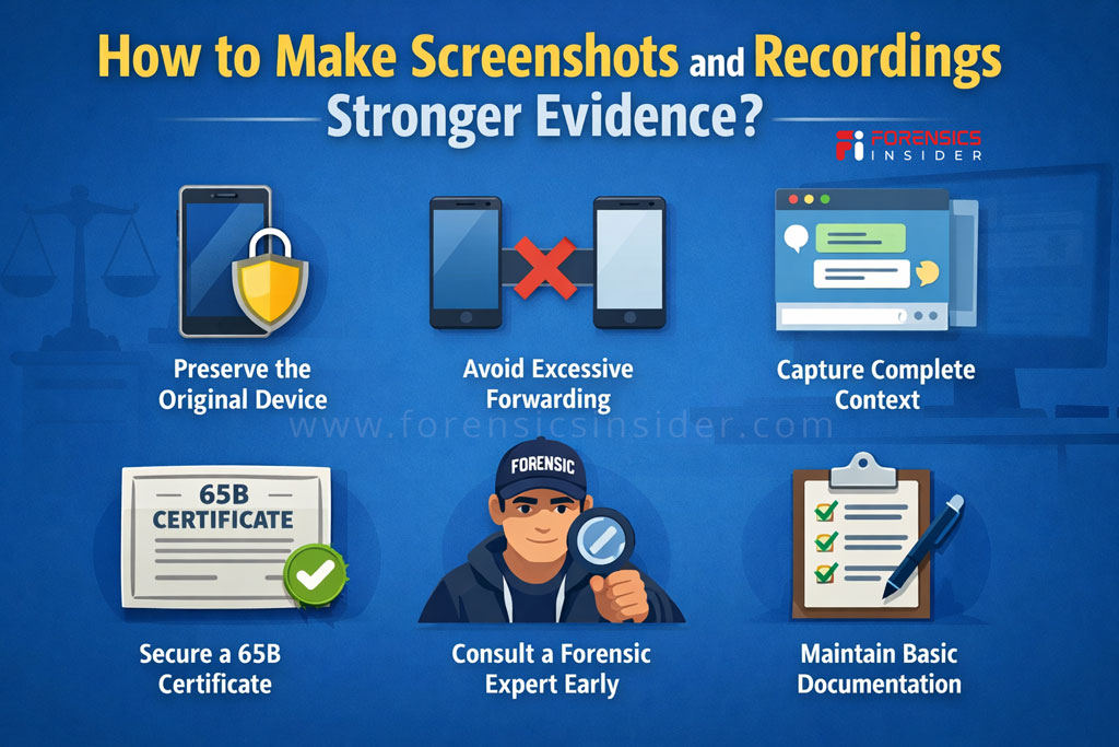 How to Make Screenshots and Recordings Stronger Evidence
