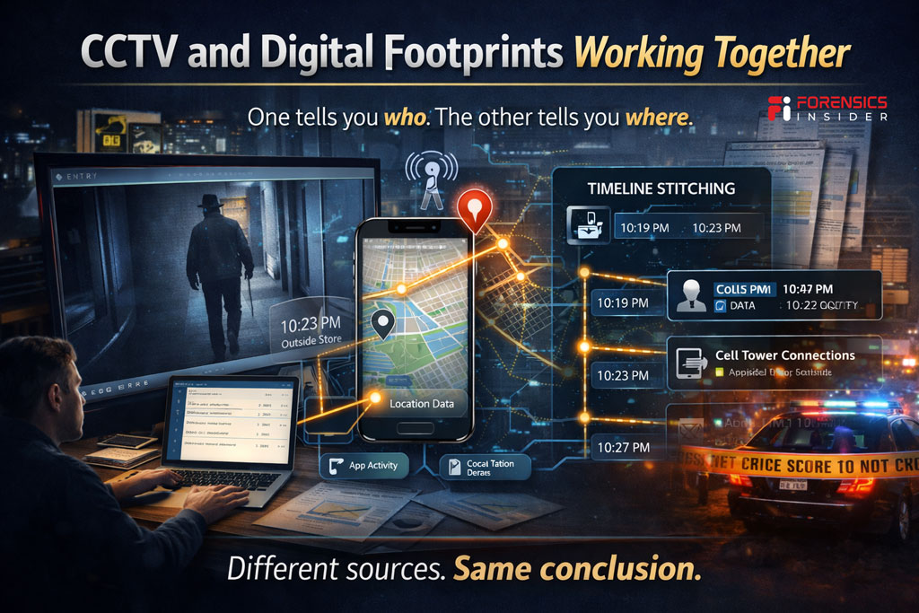 CCTV and Digital Footprints Working Together
