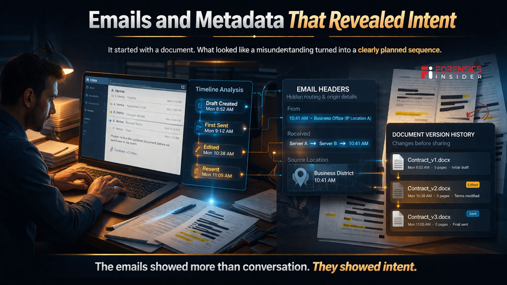 Emails and Metadata That Revealed Intent