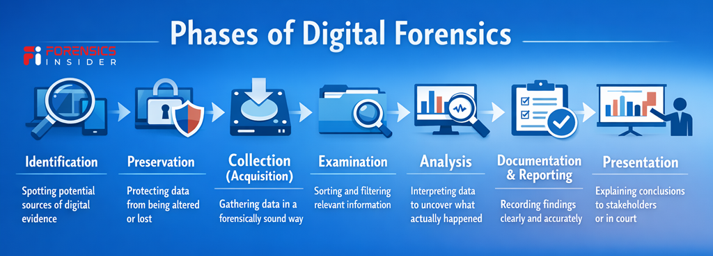 What Are the Phases of Digital Forensics
